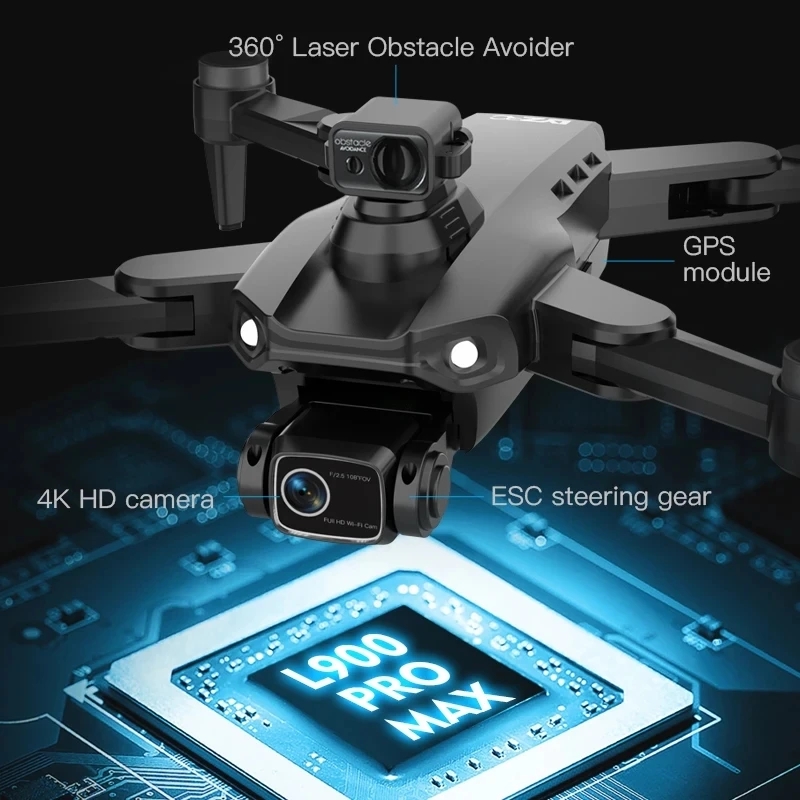 L900 Pro MAX GPS Drone 4K Prof - Rc Helicopter Electric recensione e prezzo